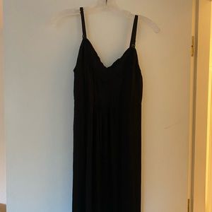 GAP Maternity black Maternity nursing night gown - EUC size S